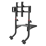 Extreme Sim Racing Tv Stand Add-on Upgrade for Wheel Stand SXT V2 - Fits only SXT V2 - Suitable for TV sizes up to 50'