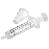 Ezy Dose Kids Baby Oral Syringe & Dispenser | Calibrated for Liquid Medicine | 10 mL/2 TSP | Includes Bottle Adapter, (Pack of 1)