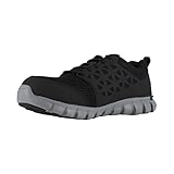 Reebok mens Sublite Cushion Work Safety Toe Athletic Work Industrial Construction Shoe, Black, 12 US