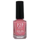 P2P Nails Vegan Pink Nail Gel Polish - Quick Dry Nail Polish - Smooth Texture Nail Gel in Vibrant Colors - Long Lasting Nail Art Gel Polish for all Stylish Women (Peachy Keen)