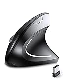 ASOYIOL Ergonomic Mouse Wireless,Rechargeable Vertical Mouse with USB Receiver,6 Buttons 800/1200/1600 Computer Mouse for Laptop