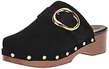 Vince Camuto Women's Footwear Women's Canzenee Buckle Clog, Black, 5.5