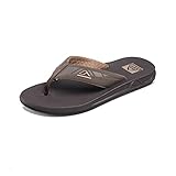 Reef mens Phantoms Flip Flop, Brown, 10 US