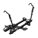 Thule T2 Pro XTR 2 Hitch Bike Rack - E-Bike Compatible - Tool-Free Installation - No Frame Contact - Tilts for Trunk Access - Fully Locking - Integrated Wheels for Transport - 120lb Load Capacity