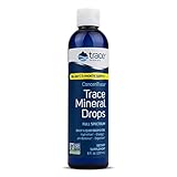 Trace Minerals ConcenTrace Drops | Full Spectrum Minerals | Ionic Liquid Magnesium, Chloride, Potassium | Low Sodium | Energy, Electrolytes, Hydration | 96 Day Supply, 8 fl oz (Pack of 1)