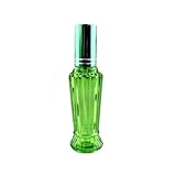 AKVLPGQK 2Pc 15ml Colorful Glass Perfume Bottle Mini Fragrance Cosmetic Packaging Spray Bottles Suitable for Travel Portable Refillable Makeup(Green)