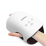 CINCOM Hand Massager - Cordless Hand Massager with Heat and Compression for Arthritis and Carpal Tunnel - Gifts for Women(White)
