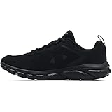 Under Armour mens Charged Assert 9 Running Shoe, Black (002 Black, 11 US