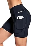 BALEAF Women's 4D Padded Bike Shorts Cycling Underwear with Padding Pockets Bicycle Gear Bike Clothes UPF50+ Black M