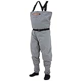 FROGG TOGGS Mens Canyon II Breathable Stockingfoot Chest Wader, Gray, Large US