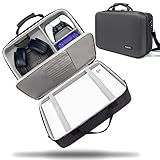 Carrying Case for PS5, Hard Shell Travel Protective PS5 Storage Bag Compatible with Playstation 5 and PS5 Digital Edition, Pro Controller, Headset, PS5 Host Base, Game Cards and Gaming Accessories
