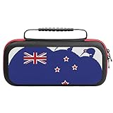 Altheory New Zealand Pavilion With Kiwi Bird Carrying Case For Nintendos Switch New Zealand Pavilion With Kiwi Bird Switch Game Case 20 Games Cartridges Hard Travel Carrying Case for Switch Console Acc