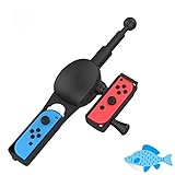 Fishing Rod for Nintendo Switch&Switch OLED, ZKKEIIE Fishing Game Kit Compatible with Nintendo Switch Legendary Fishing, The Strike Championship Edition Gadgets for Family Party, Fishing Gifts for Men