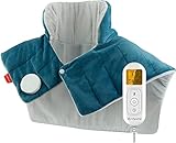 Heating Pad for Neck and Shoulders and Back, Comfytemp FSA HSA Eligible Weighted Electric Heat Pad for Pain Relief, 2.6lb Large Heated Wrap, 9 Heat Settings, 11 Auto-Off, Gifts for Women Men Mom Dad