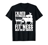 Funny BBQ Meat Smoking Art For Men Women Barbeque Griller T-Shirt