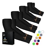 ARMORAY Arm Sleeves for Men or Women - Tattoo Cover Up - Cooling Sports Sleeve for Basketball Golf Football
