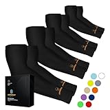 ARMORAY Arm Sleeves for Men or Women - Tattoo Cover Up - Cooling Sports Sleeve for Basketball Golf Football