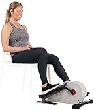 Sunny Health & Fitness Fully Assembled Magnetic Under Desk Elliptical Peddler, Portable Foot & Leg Pedal Exerciser- SF-E3872