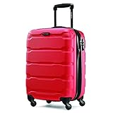 Samsonite Omni PC Hardside Expandable Luggage with Spinner Wheels, Carry-On 20-Inch, Red