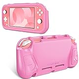 Fintie Case for Nintendo Switch Lite 2019 - Kids Friendly [Ultralight] [Shockproof] Anti-Scratch Protective Cover w/Ergonomic Grip Comfortable Grip Case for Switch Lite Console, Pink