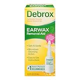 Debrox Ear Wax Removal Drops, Gentle Microfoam Ear Wax Remover, 0.5 Fl Oz