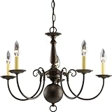 Progress Lighting P4346-20 Americana Chandeliers, 23-1/2-Inch Diameter x 16-3/4-Inch Height, Bronze