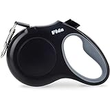 Fida Retractable Dog Leash, 16 ft Dog Walking Leash for Small Dogs up to 26 lbs, 360° Tangle Free, Black
