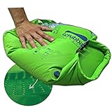 Scrubba Portable Wash Bag – Foldable Hand Washing Machine for Hotel and Travel – Light and Small Eco-friendly Camping Laundry Bag for Washing Clothes Anywhere Green Green 6.3' x 2.4' x 2.4'