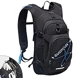 EVERFUN Hydration Backpack with 2L Water Bladder Lightweight Insulation Hiking Pack Tactical Backpack Women Men Hydration Day Rucksack for Cycling, Running, Climbing, Camping, Biking