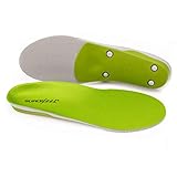 Superfeet GREEN - High Arch Orthotic Support - Cut-To-Fit Shoe Insoles - Men 9.5-11 / Women 10.5-12