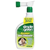 Outdoor Odor Eliminator for Pets, Dogs, Ideal for Artificial Grass & Patio (32 oz Hose End Sprayer)