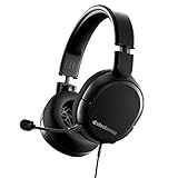 SteelSeries Arctis 1 Wired Gaming Headset – Detachable Clearcast Microphone – Lightweight Steel-Reinforced Headband – for PC, PS4, Xbox, Nintendo Switch and Lite, Mobile (Renewed)