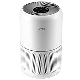 LEVOIT Air Purifier for Home Allergies Pets Hair in Bedroom, HEPA Filter, Covers Up to 1095 Sq.Foot Powered by 45W High Torque Motor, Remove Dust Smoke Pollutants, 0.3 Microns, Core 300, White