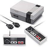 Retro Game Console, Classic Mini Retro Game System Built-in 620 Games and 2 Controllers, Plug and Play 8-bit Old School Entertainment System- AV Output