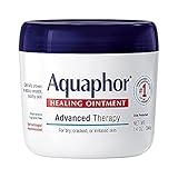 Aquaphor Healing Ointment, Advanced Therapy Skin Protectant, Dry Skin Body Moisturizer, Multi-Purpose Healing Ointment, For Dry, Cracked Skin & Minor Cuts & Burns, 14 Oz Jar