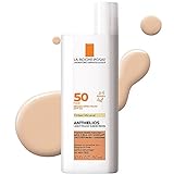 La Roche-Posay Anthelios Tinted Sunscreen SPF 50, Ultra-Light Fluid Broad Spectrum SPF 50, Face Sunscreen with Titanium Dioxide Mineral, Universal Tint, Oil-Free