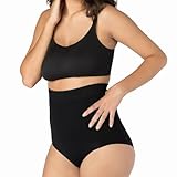 UpSpring C-Panty C-Section Recovery Underwear with Silicone Panel for Incision Care, Tummy Control Panties High Waist Postpartum Underwear for Womens Black