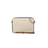 Michael Kors Women's Jet Set Item Lg Crossbody, Vanilla 2019, One Size