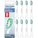 Brushmo Replacement Toothbrush Heads Compatible with Sonicare Electric Toothbrush 8 Pack