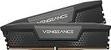 CORSAIR VENGEANCE DDR5 RAM 64GB (2x32GB) 5200MHz CL40 Intel XMP iCUE Compatible Computer Memory - Black (CMK64GX5M2B5200C40)