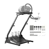 Grefinity Racing Wheel Stand，Height Adjustable Steering Wheel Stand Racing Simulator Cockpit for Logitech G920 G29 G923 G27 G25, Thrustmaster T300RS TX F458 T500RS T150 Xbox PS4 PS5 PC