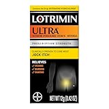 Lotrimin Ultra Antifungal Jock Itch Cream - Powerful Butenafine Hydrochloride Treatment for Jock Itch and Fungal Infections, 0.42 Ounce (12 Grams) (Packaging May Vary)