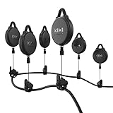 [Pro Version] KIWI design VR Cable Management, 6 Packs Pulley System fits Quest/Rift S/Valve Index/HTC Vive/Vive Pro/HP Reverb G2/PSVR/PS VR2 Accessories, Compatible with Quest 2 Link