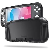 Fintie Case for Nintendo Switch Lite 2019 - Soft Silicone [Shock Proof] [Anti-Slip] Protective Cover with Ergonomic Grip Design for Switch Lite Console (Black)