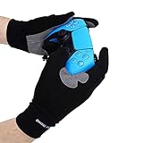 ONISSI Pro Gaming Gloves for Sweaty Hands|Gamer Grip Gloves for Video Games|Sim-Racing Gloves for Men and Women|Anti Sweat, Black, Full Finger Gaming Gloves for PS4/PS5/Xbox/Computer/PC/VR/Sim Racer