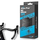 ALIEN PROS Bike Handlebar Tape EVA (Set of 2) Black - Enhance your bike Grip with These bicycle handle bar tape - Wrap your bike for an awesome comfortable ride (Set of 2, Black)
