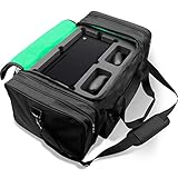 CASEMATIX Drop Proof Travel Case Compatible with Xbox Series X & S Console, Controllers, Games and Other Accessories - Impact-Absorbing Foam Carrying Case with Customized Interior & Shoulder Strap