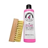 Pink Miracle Shoe Cleaner Kit 8oz Bottle Fabric Cleaner For Leather, Whites, and Nubuck Sneakers