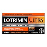 Lotrimin Ultra 1 Week Athlete's Foot Treatment - Antifungal Cream with Butenafine Hydrochloride 1% for Rapid Relief from Ringworm and Athlete's Foot, 1.1 Ounce (30 Grams) (Packaging May Vary)