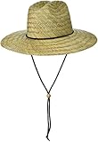 Brooklyn Athletics Men’s Classic Straw Sun Beach Hat - Wide Brim